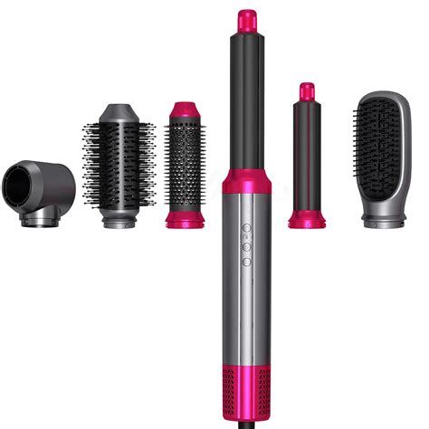 Hair Styler 6 In 1 Hot Air Brush Set Automatic Hair Curling Brush High Speed Blow Dryer