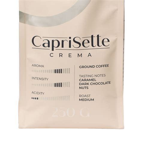 Ground Coffee Caprisette Crema G Coffee Friend