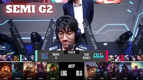 LNG Vs BLG Game 2 Semi Final LPL Summer 2023 Playoffs LNG Gaming