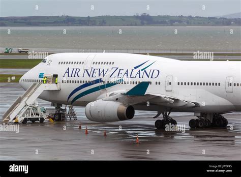 Air New Zealand Boeing 747 419 Zk Nbt On The Tarmac At Auckland