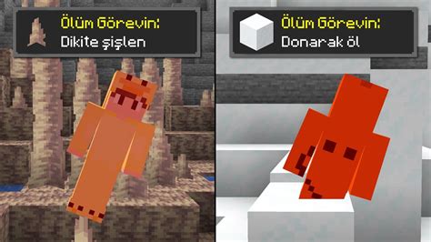 Minecraft Ama İlk Ölen Kazanır Minecraft ölüm Yarışı Youtube