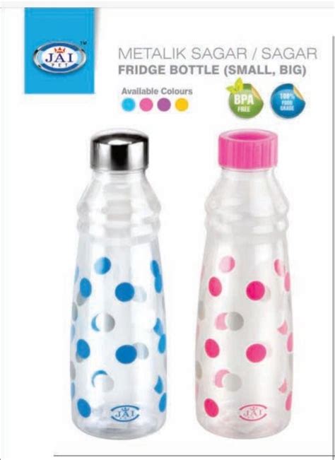 Plastic Jai Pet 500ML Steel Cap Water Bottle At Rs 37 50 Piece In