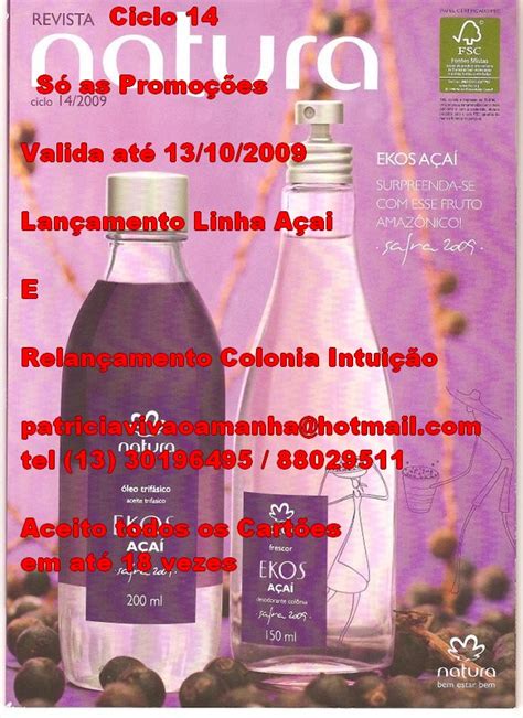 Consultora Natura E Avon De Santos S As Promo Es Natura Ciclo