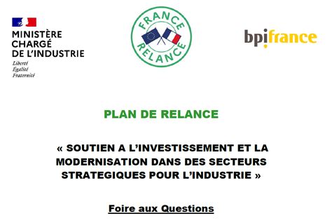 Appels à projet Plan de Relance Industrie Nucléaire Automobile