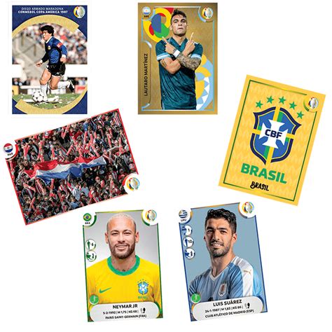 Kit de Figurinhas Conmebol Copa América 2021 Contém 90 Envelopes