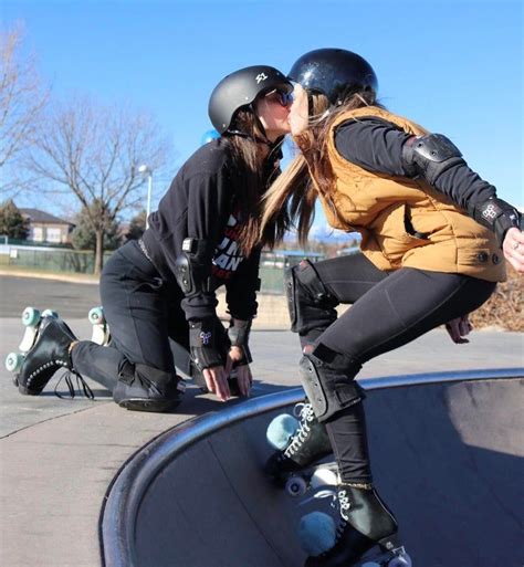 Just Two Cute Skater Girls Rollerskating Cute Skater Girl Skater