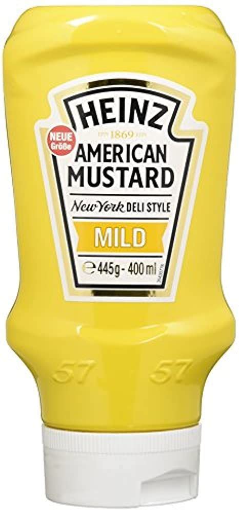 Горчица Heinz Yellow Mustard Mild 400мл - купить с доставкой по ...