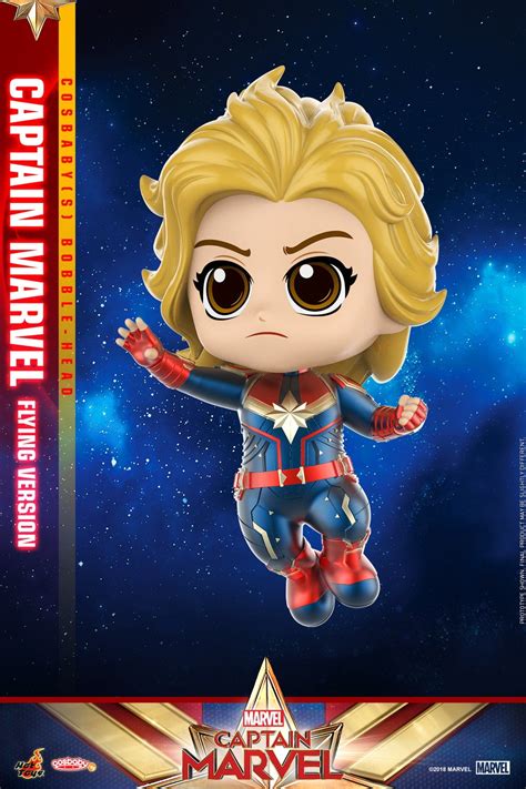 Hot Toys Captain Marvel Cosbaby S Bobble Head Series Figures