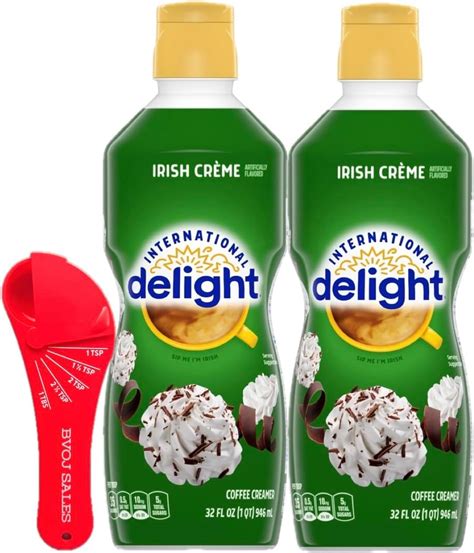 Irish Creme Coffee Creamer Bundle Includes 2 Pack 32 Fl Oz