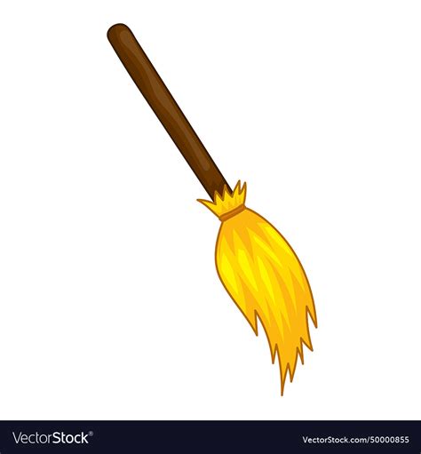 Broom isolated Royalty Free Vector Image - VectorStock