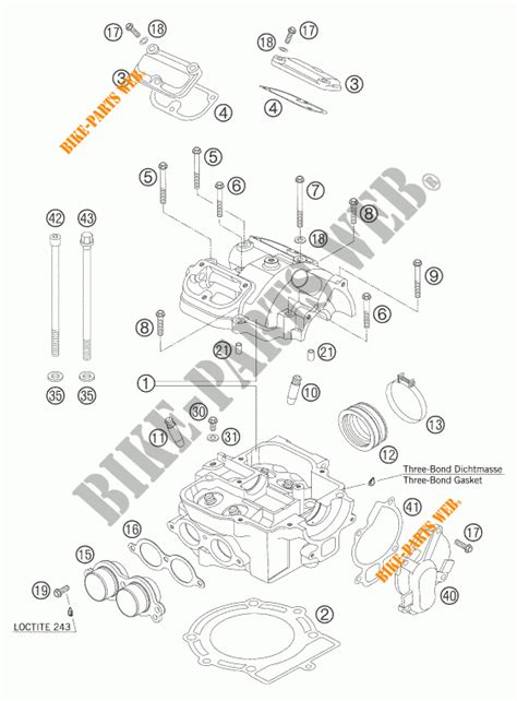 CULASSE Pour KTM 525 EXC RACING SIX DAYS De 2005 KTM Catalogue De