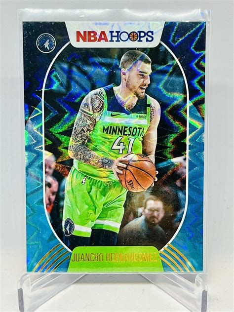 Juancho Hernangomez 2020 21 Panini NBA Hoops Teal Explosion 16