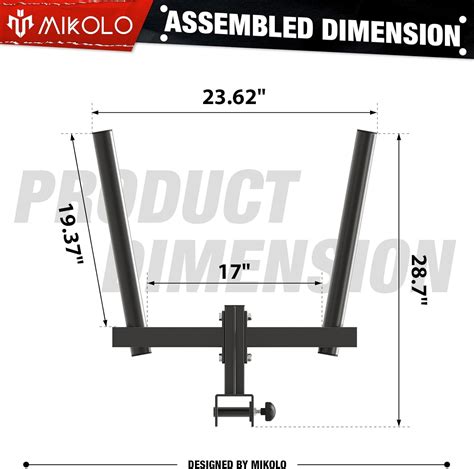 Mikolo 3x3 Power Cage 2000lbs Power Cage Multi Function Power Rack