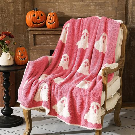 Amazon Tingjoo X Halloween Ghost Throw Blanket Microfiber