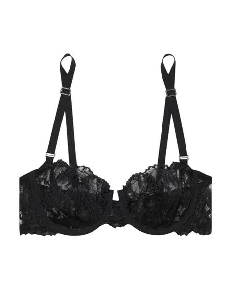 La Perla Lace Balconette Bra In Black Lyst