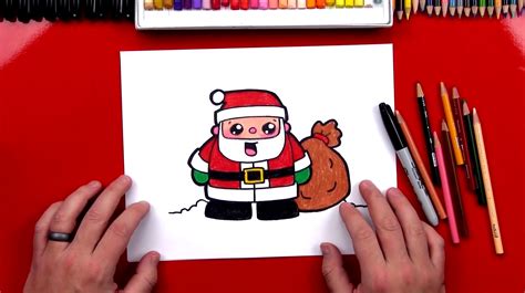 How To Draw Santa Easy Video Warehouse Of Ideas