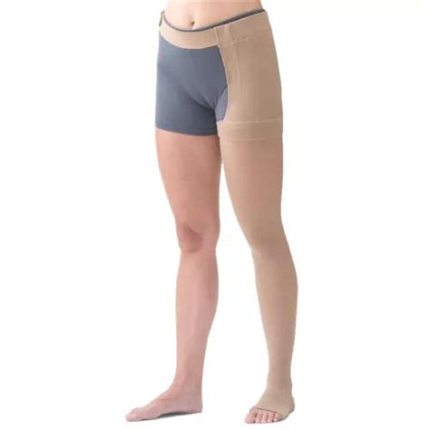 Моночулок Mediven Duomed с застежкой на талии 2 класс, открытый носок ...