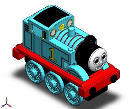 Thomas Train solidworks Model | Thousands of free CAD blocks