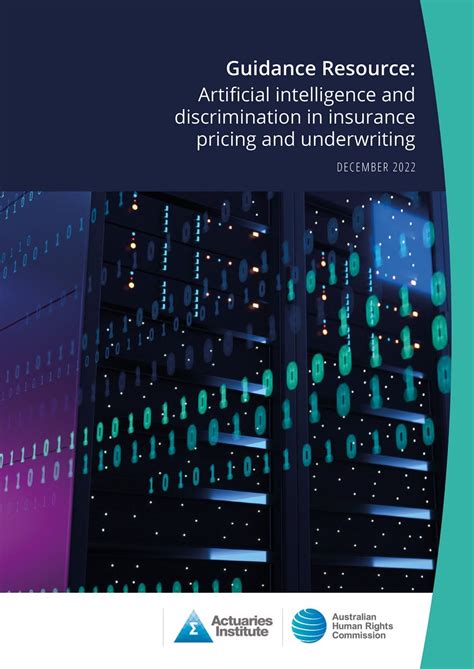 Guidance Resource AI And Discrimination In Insurance Australian