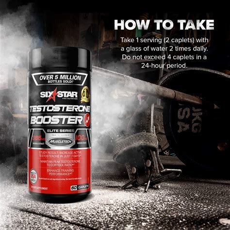 Six Star Elite Series Testosterone Booster 60caps Muscle Build