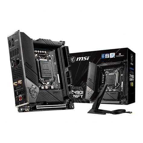 Mainboard เมนบอร์ด 1200 Msi Meg Z490i Unify