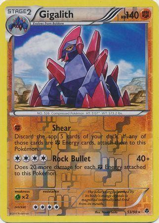 Gigalith Reverse Holo Prices Pokemon Emerging Powers Pokemon