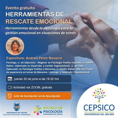 Evento Gratuito Herramientas De Rescate Emocional Cepsico Ubb