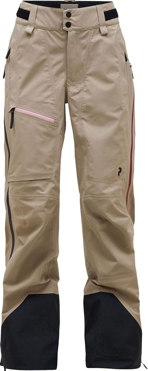 Peak Performance W Alpine Gore Avid Beige Women's ski trousers : Snowleader