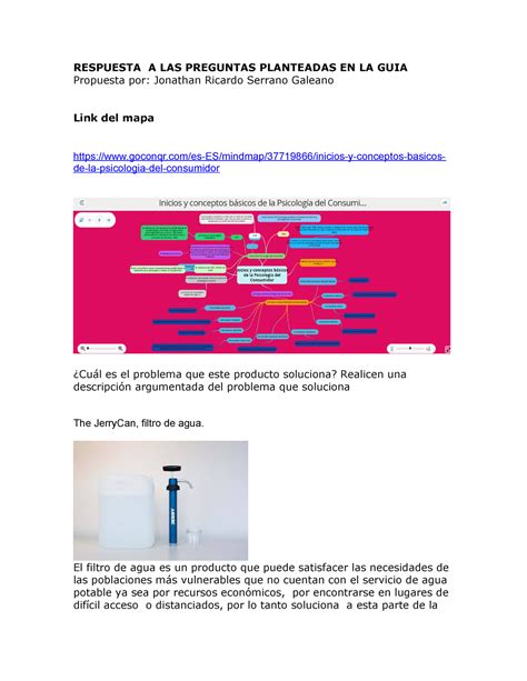 Respuesta A Las Preguntas Planteadas En La Guia Respuesta A Las
