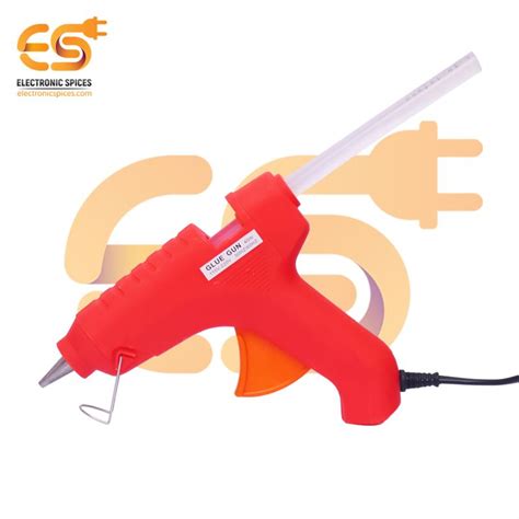 Buy 40watt High Quality Red Color Hard Plastic Body Stainless Steel Nozzle Hot Melt Glue Gun