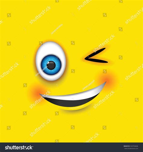 Winking Tongue Out Emoji Stock Vector (Royalty Free) 503704606 ...