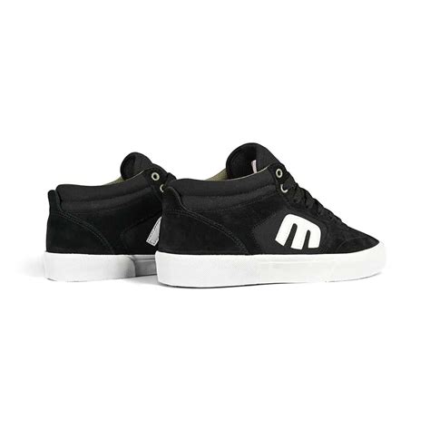 Etnies Windrow Vulc Mid Skate Shoes - Black/White - Supereight