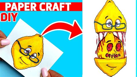 How To Draw Ms Lemons Paper Craft Ms Lemons And Mr Tomatos Yulka Art Drawings Youtube