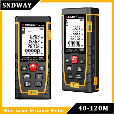 SNDWAY Professional Mini Laser Distância Medidor Rangefinder Digital