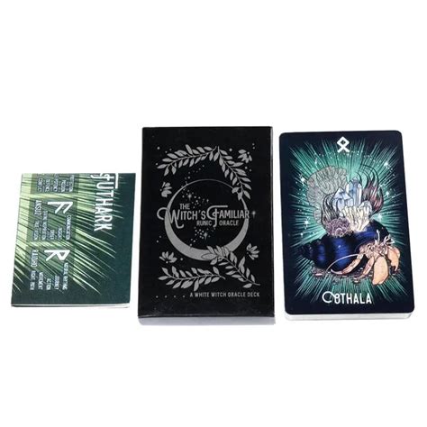 The Witchs Familiar Runic Oracle Tarot Card Table Deck Board Game 36