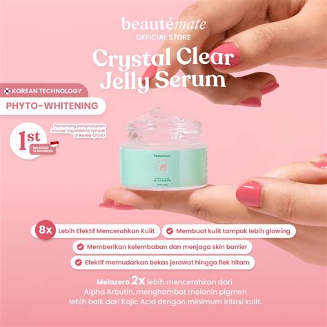 Jual Buy 1 Get 1 All In One Crystal Clear Jelly Serum Beautemat