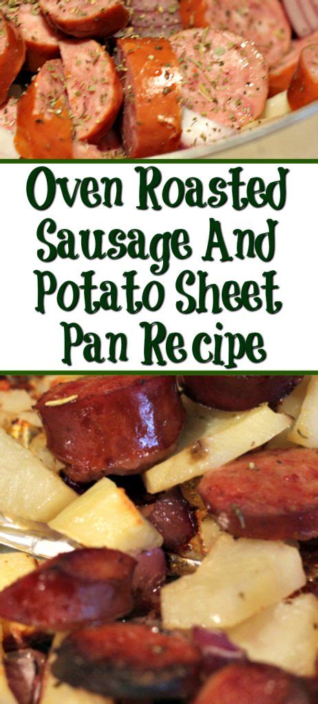 Oven Roasted Sausage And Potato Sheet Pan Cook Eat Go