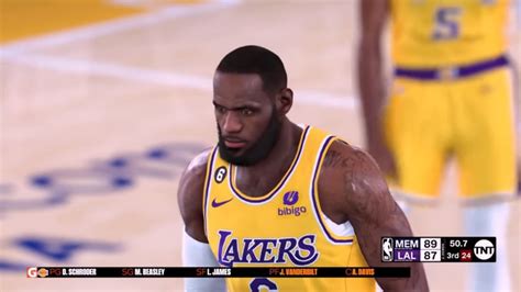 Nba K Playoffs Mode Lakers Vs Grizzlies Game Ultra Realistic