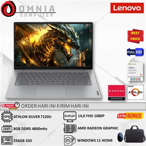 Jual Laptop Lenovo V G Amd Athlon Silver U Gb Gb Radeon M