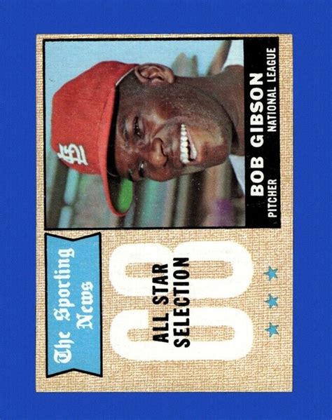 1968 Topps Set Break 378 Bob Gibson Vg Vgex Gmcards Ebay