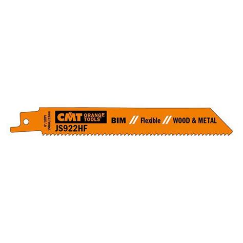 Lame de scie sabre JS922HF 5 CMT Orange Tool de tronçonnage en