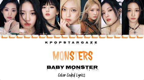 BABYMONSTER 베이비몬스터 MONSTERS Intro Color Coded Lyrics babymonster