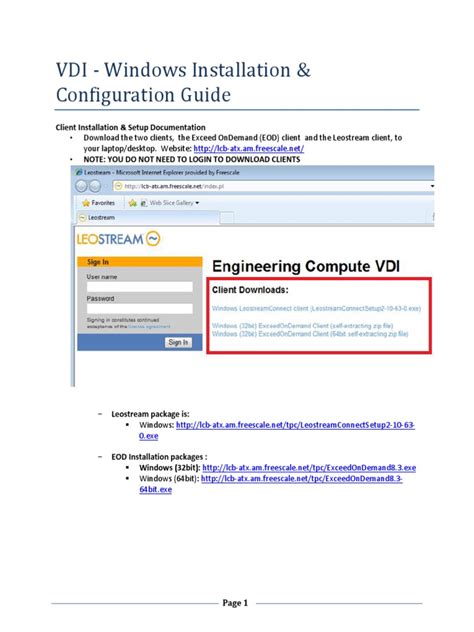 VDI Windows Installation Guide-V2 | Desktop Virtualization ...