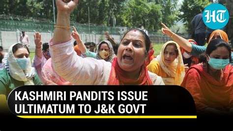 Kashmiri Pandits Threaten Mass Migration From Kashmir If J K Govt Doesn