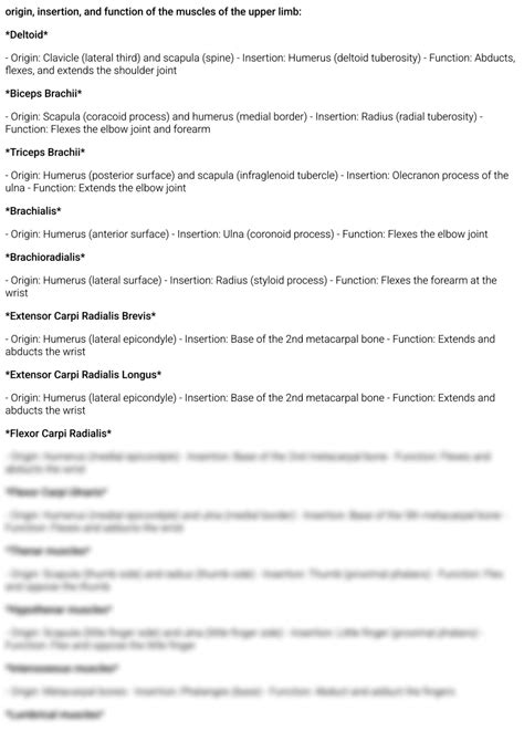 Solution Anatomy And Physiology Muscles Of Upper Limb Studypool