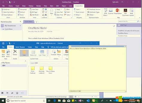 如何直接从onenote中创建 Outlook 便笺和 Microsoft Sticky Notes 便笺电脑软硬件教程网