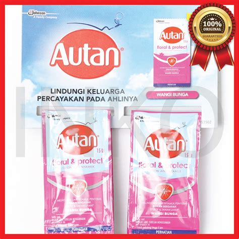 Jual AUTAN FLORAL PROTECT 15LT LOTION ANTI NYAMUK SACHET 12X6ML