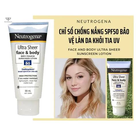 Kem Chống Nắng Neutrogena Face And Body Ultra Sheer Spf50 88ml