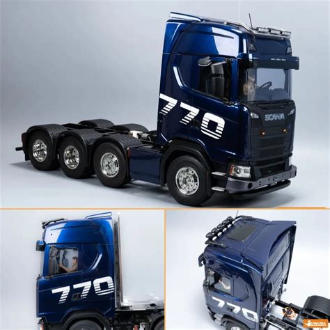 RC Telhado Spoiler Atualiza O Para Tamiya Trator Caminh Es Scania 770S