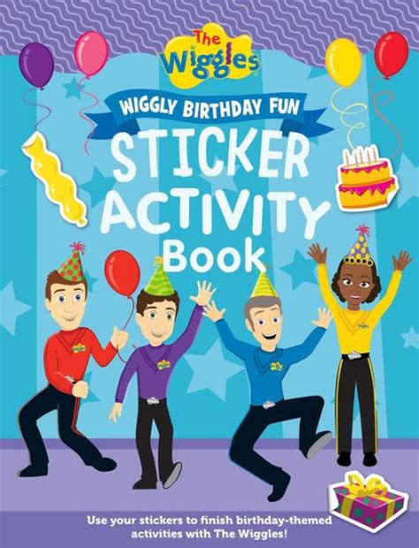 Wiggly Birthday Fun Sticker Activity Book by The Wiggles, Paperback ...